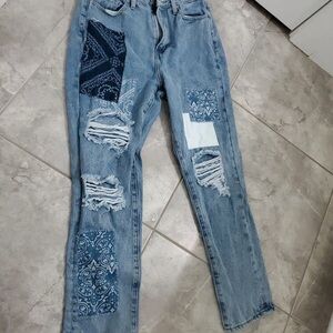 Patchwork jeans